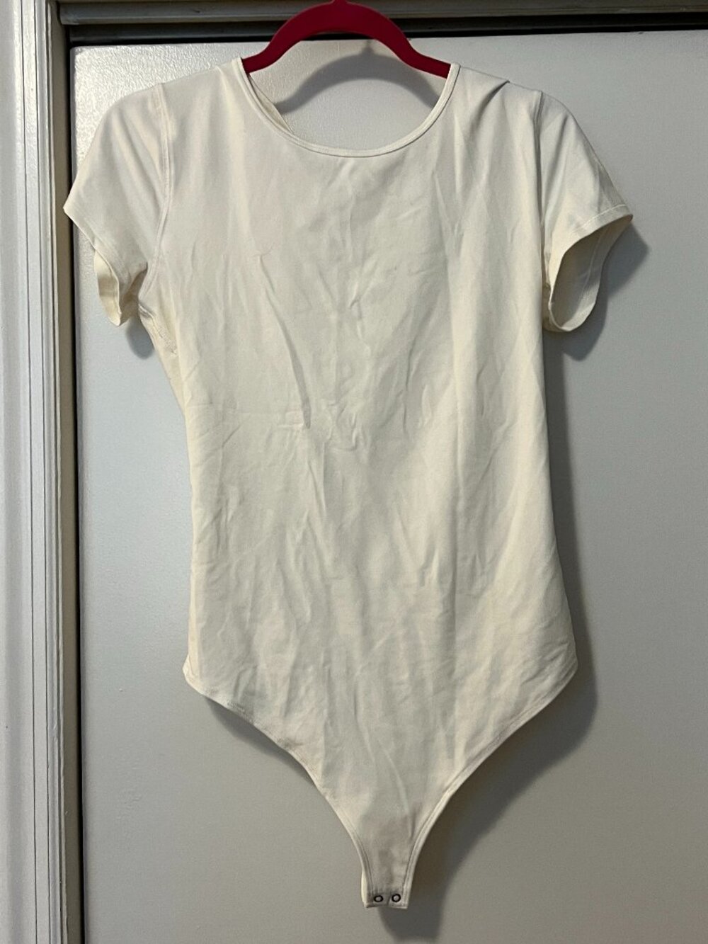 Abercrombie & Fitch White Short Sleeve Bodysuit